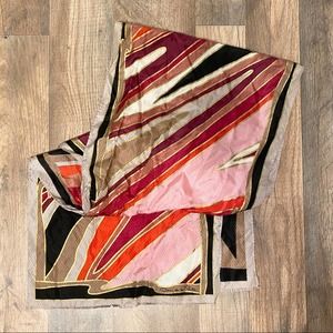 VINTAGE OSCAR DE LA RENTA SILK SCARF